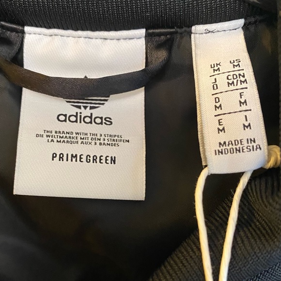 NWT Adidas Originals Men's Adicolor Trefoil Satin H09165 Bomber Jacket - Picture 8 of 14